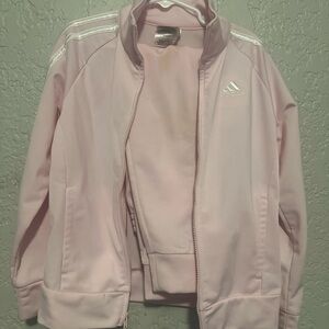 Adidas Women's Light Pink Bomber Jacket